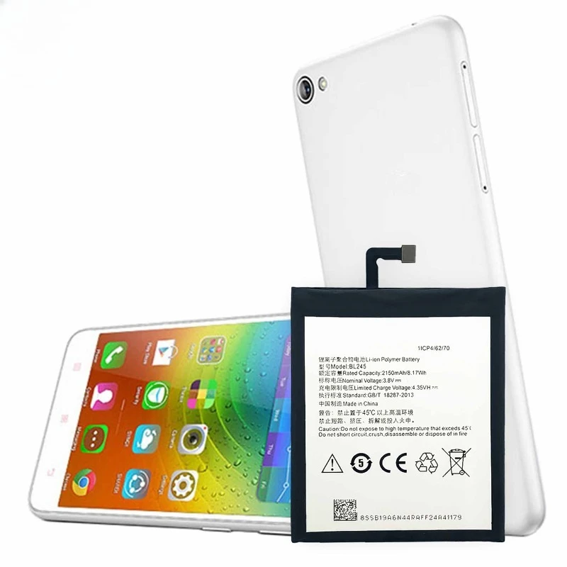 Фото Аккумулятор BL245 (0 циклов) для телефонов Lenovo S60, S60-T, S60-W: высококачественная литий-полимерная батарея класса А с инструментами для замены №4