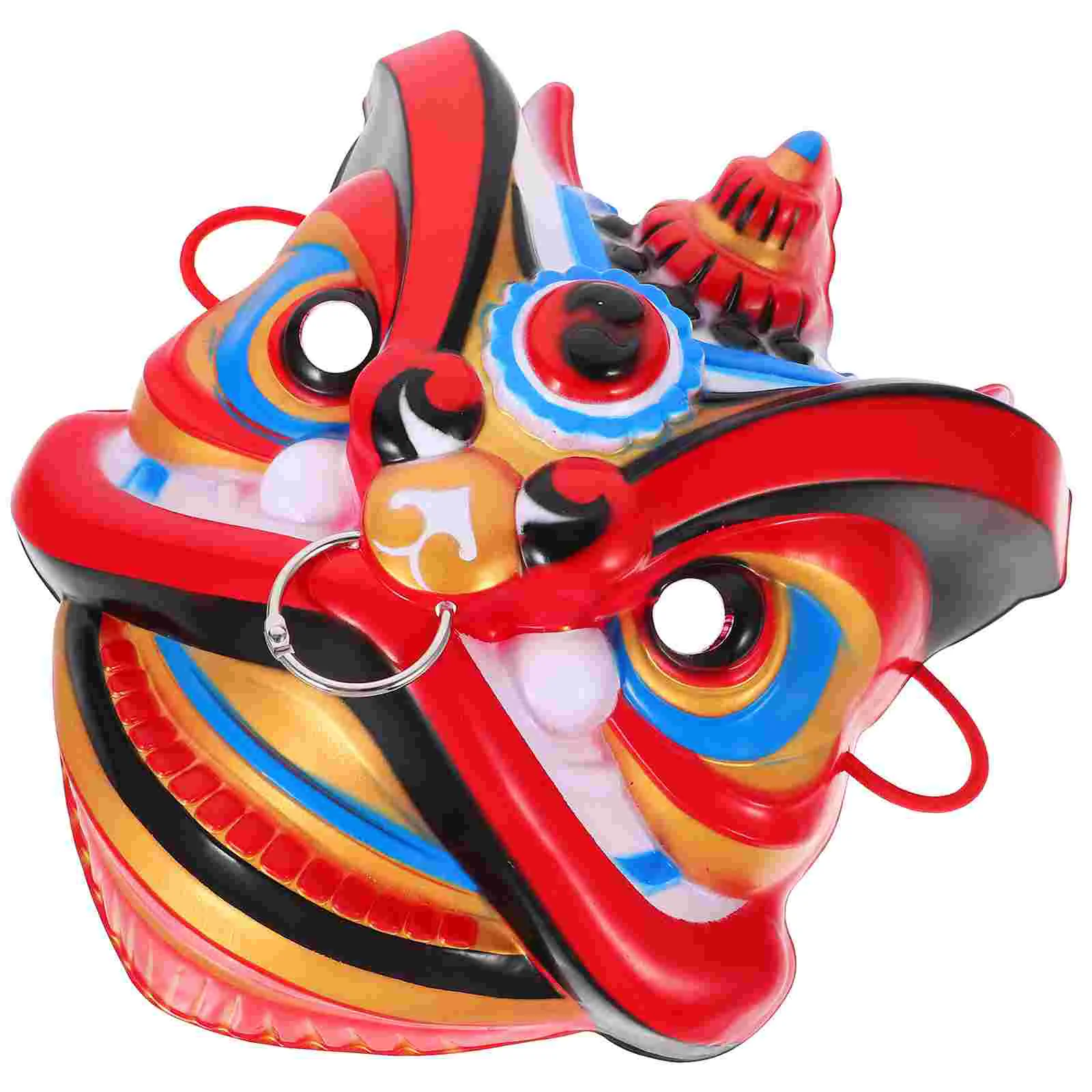 

Masquerade Mask Cosplay Lion Masks Chinese Style Supply Cartoon Halloween Prop Multi-function Novelty Plastic Party Man Dancing