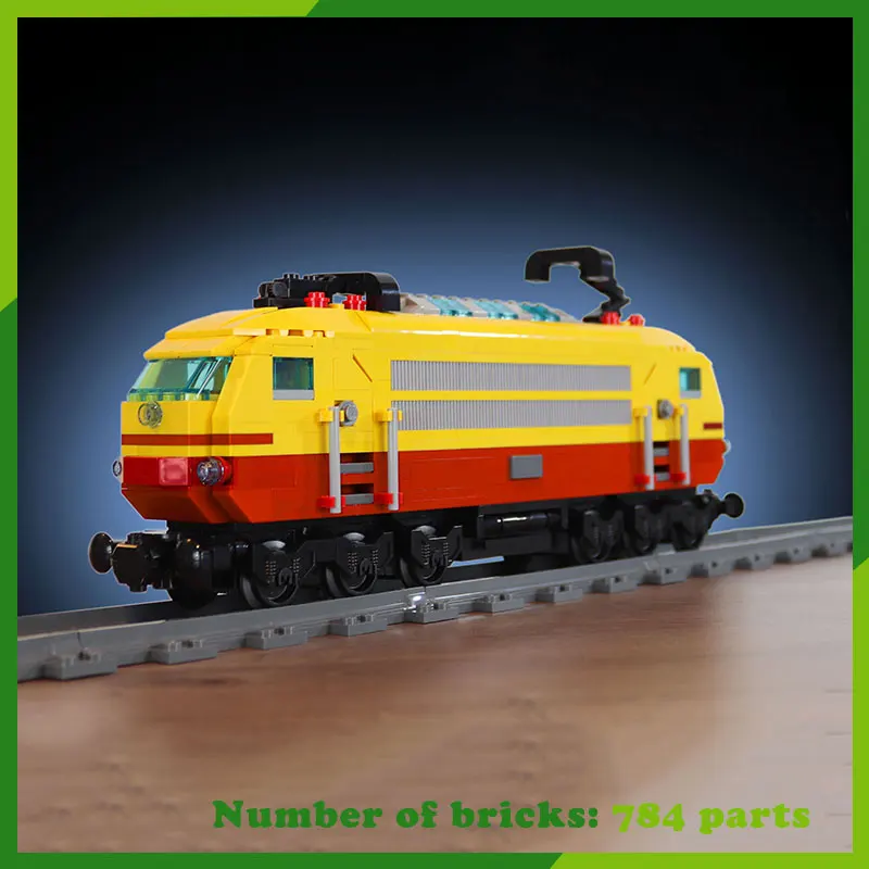

E-103 поезд MOC, строительные блоки, железная дорога, локомотивная модель, конструктор «сделай сам», сборная игрушка, креативная технология, рождественский подарок, день рождения
