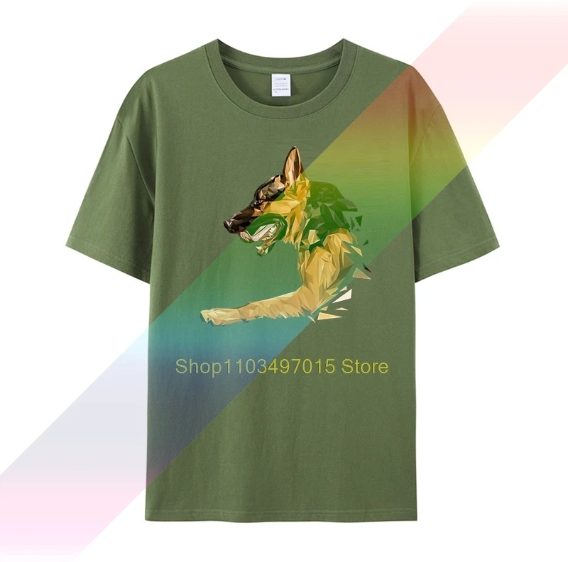 Футболка с изображением немецкой овчарки