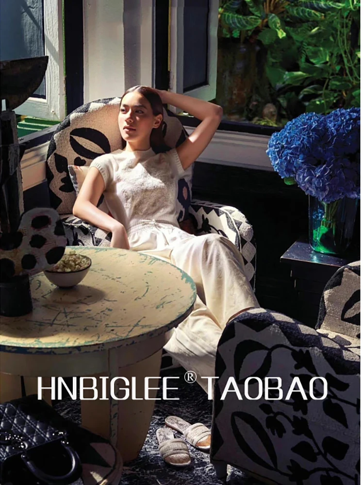 

Provide label High Quality Spring Women Fashion Runway Designer Short Sleeve Embroidery Jacquard Cashmere Knitting Tank Tops