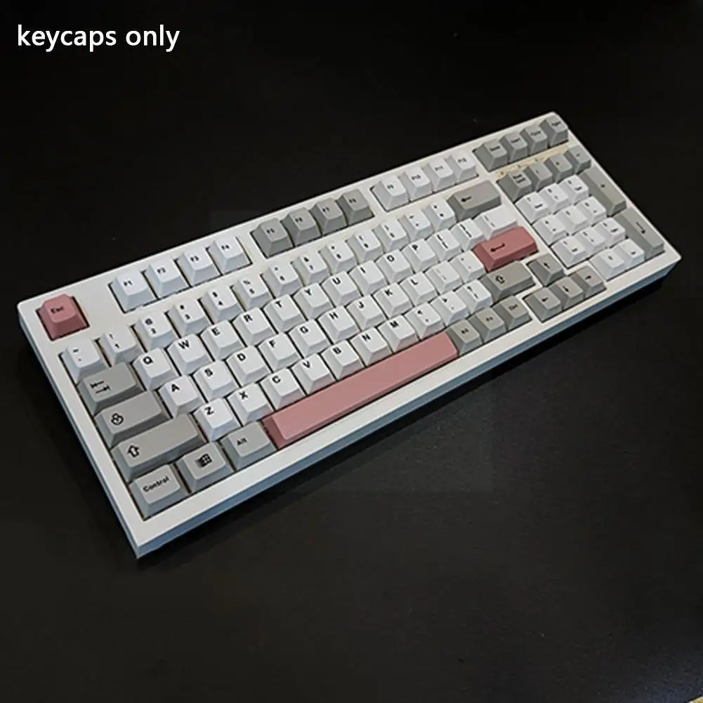 

126 колпачок Pbt, ретро колпачок для игровой платы на заказ, колпачок с высокой освещенностью, Oem плата механической Трансмиссия R9f1