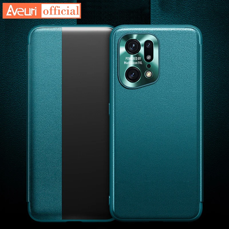 

Роскошный кожаный чехол-книжка для OPPO Find X5 Pro X3 Lite, деловой чехол с полной защитой для телефона OPPO Reno 5 6 Pro Plus 7 Pro