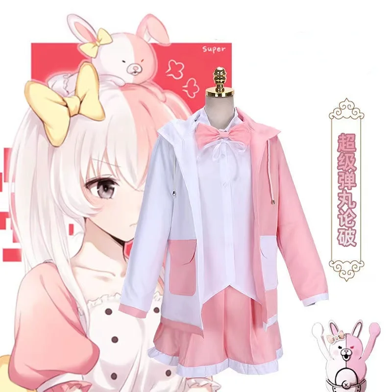 

Anime Danganronpa Monomi Cosplay Costumes Halloween Costumes for Women Rabbit Bear Girls Coat Carnival Dress Skirts Uniform Wig