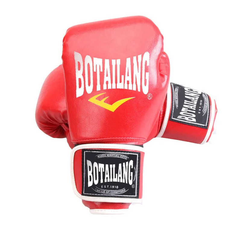 Боксерские перчатки Muay Thai для тренировок по боевым искусствам полиуретановые