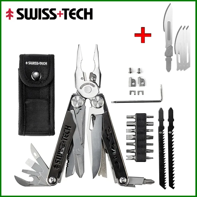 

SWISS TECH 37 в 1 Многофункциональные плоскогубцы