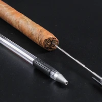 2 pc cigar drill dredge creative cigar pass needle engraved cigar needle drill cigar knife cigar smoking accessories