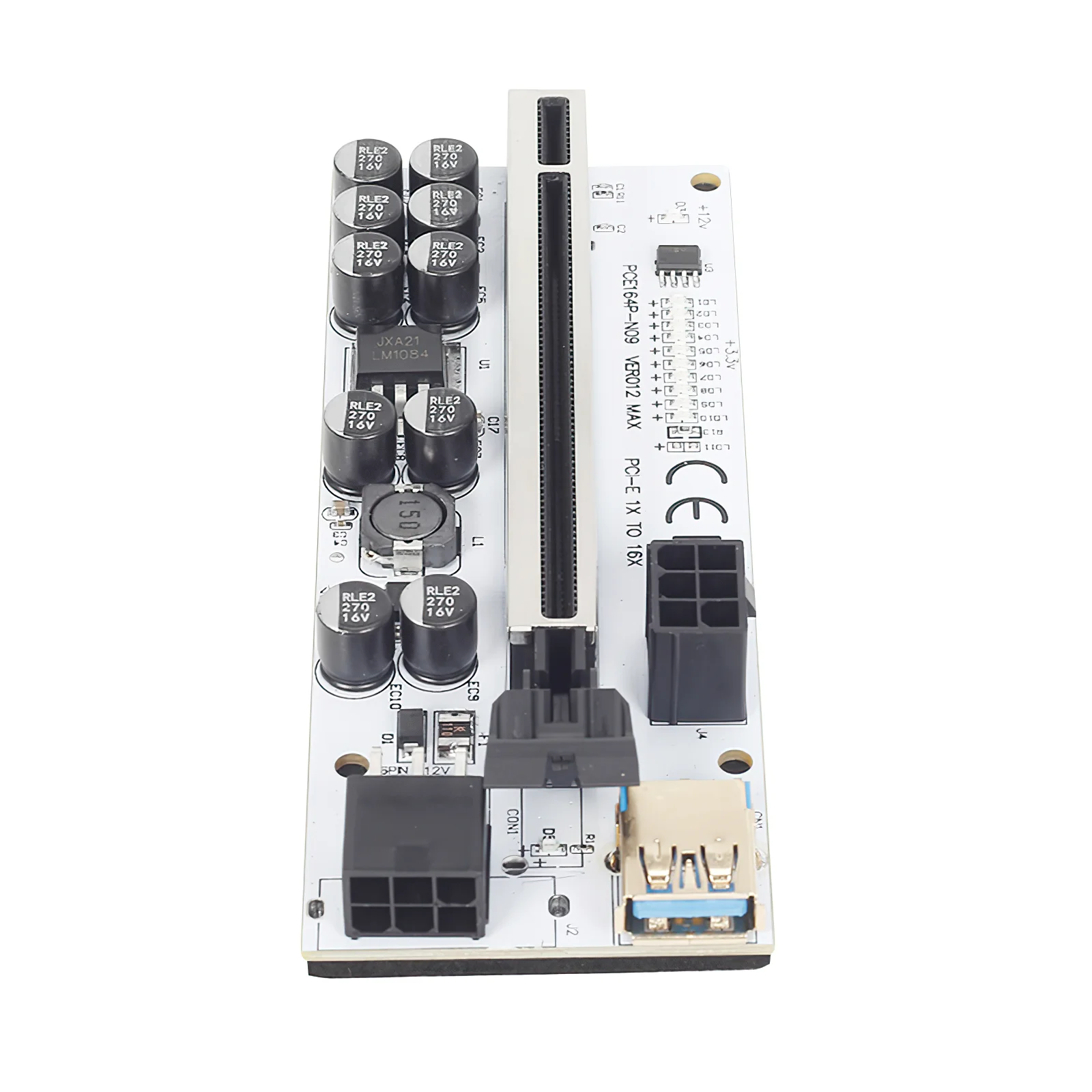 1 компл. Новейший Райзер VER010 USB 3.0 PCI-E VER 010 Экспресс 1X 16x GPU адаптер Карта