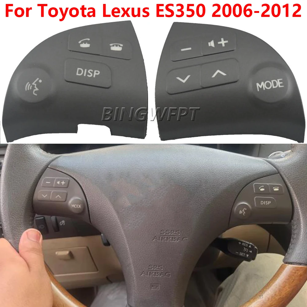 Фото Кнопка управления рулевым колесом (левая+правая) для Lexus ES350 2006-2012, замена, артикул 84250-33190 №1