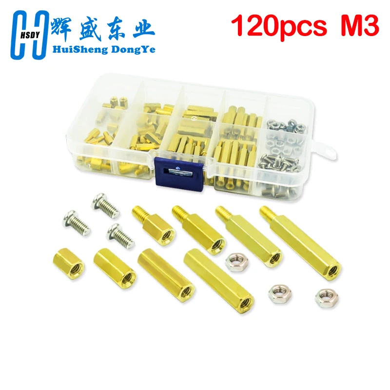 

HUISHENGYUFA набор латунных проставок M3