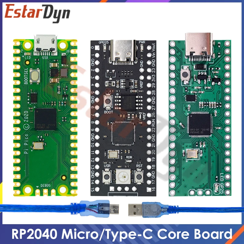 

Raspberry Pi Pico Board RP2040 двухъядерный КБ ARM микрокомпьютер с низкой мощностью высокопроизводительный телефон + процессор