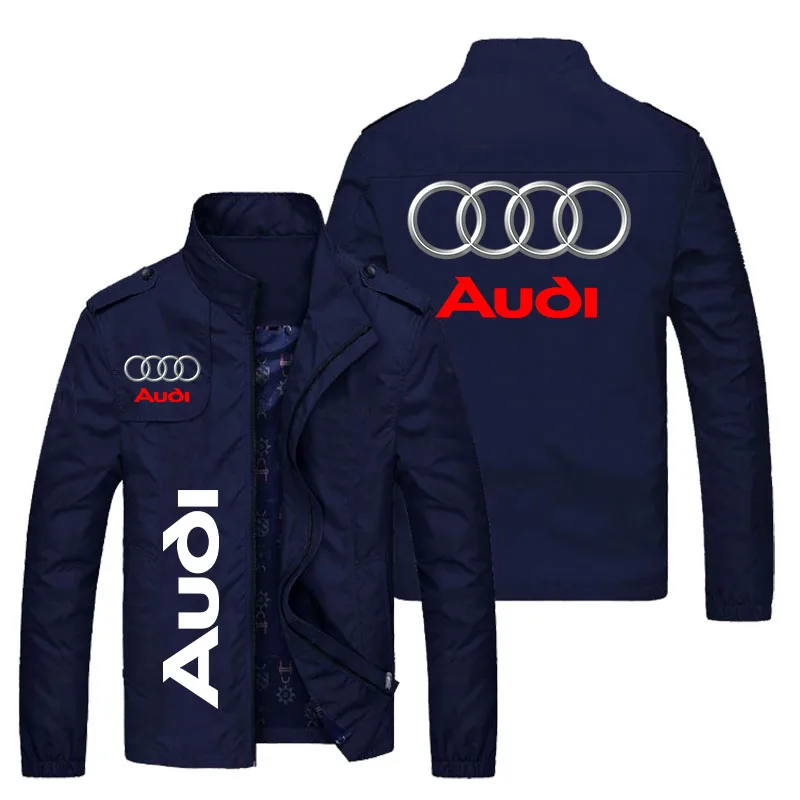 

Женская мотоциклетная куртка с принтом Audi A4, A6, A8, Q5, Q7, RS, большой кардиган на молнии, мужская одежда