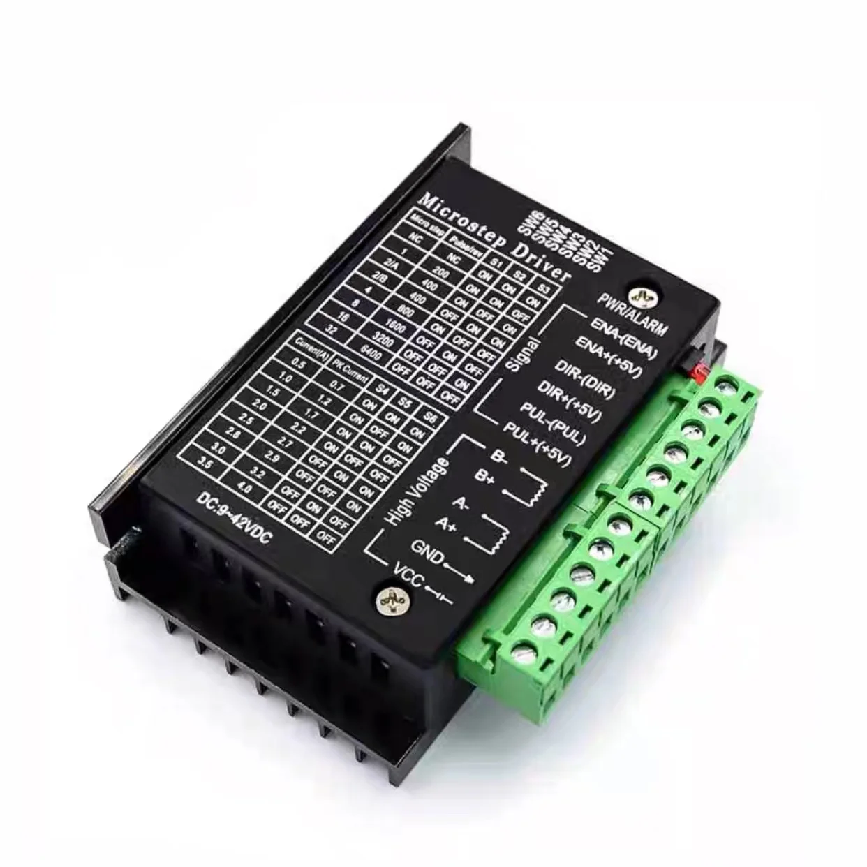 

Драйвер TB6600 для шагового двигателя, 32 сегмента, 57/86 А, 42 В постоянного тока