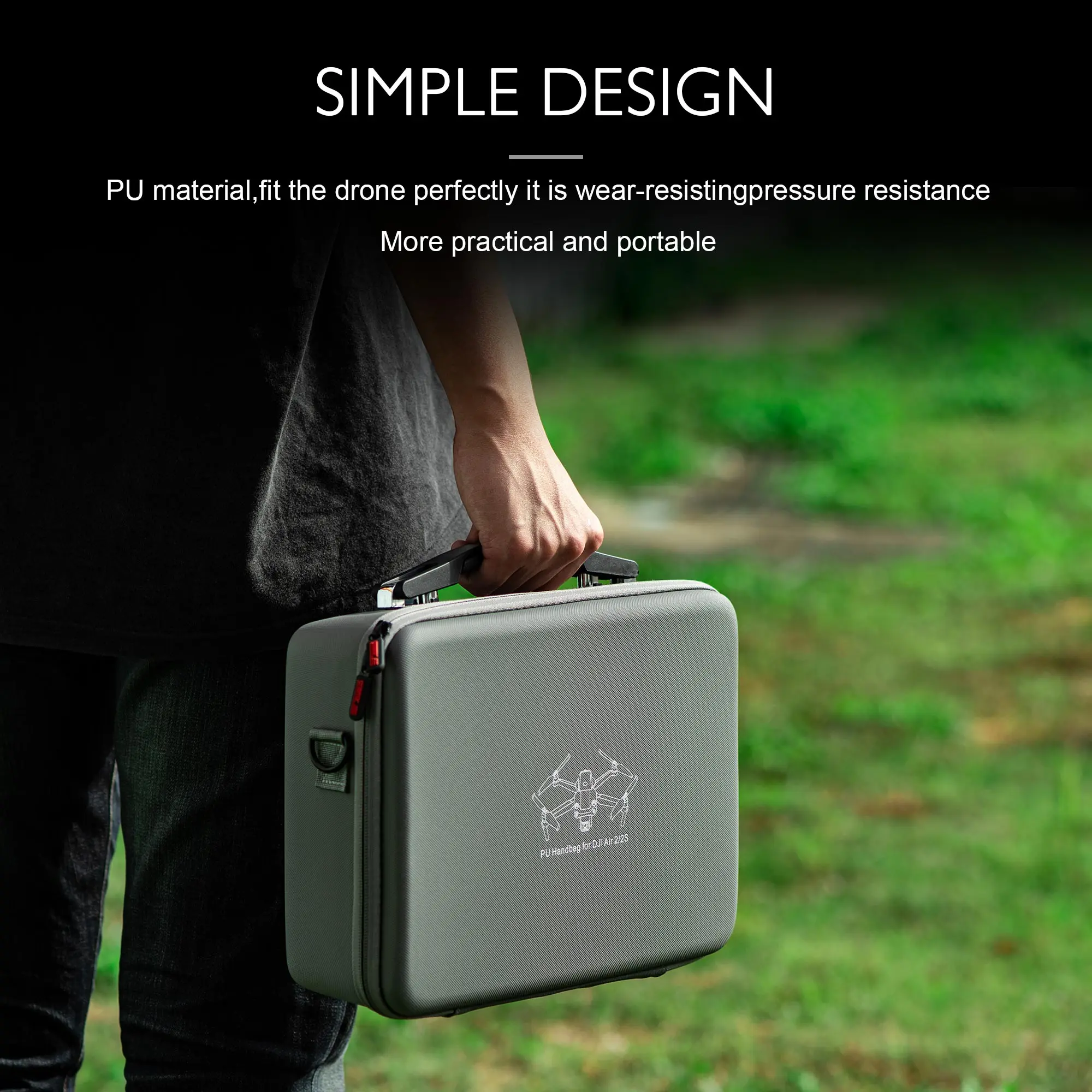 STARTRC Mavic Air 2 Carrying Case Portable Travel Bag Hand Bag Capacity Handbag for DJI Mavic Air 2S Fly More Combo Storage Bag