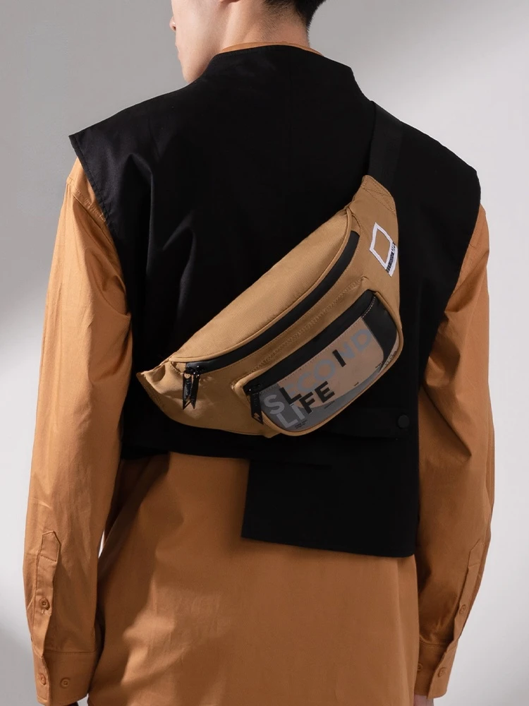 

Crossbody Waist Bag Female Fashion Ins Chest Bag Special-Interest Design New Street Functional Personality 73029