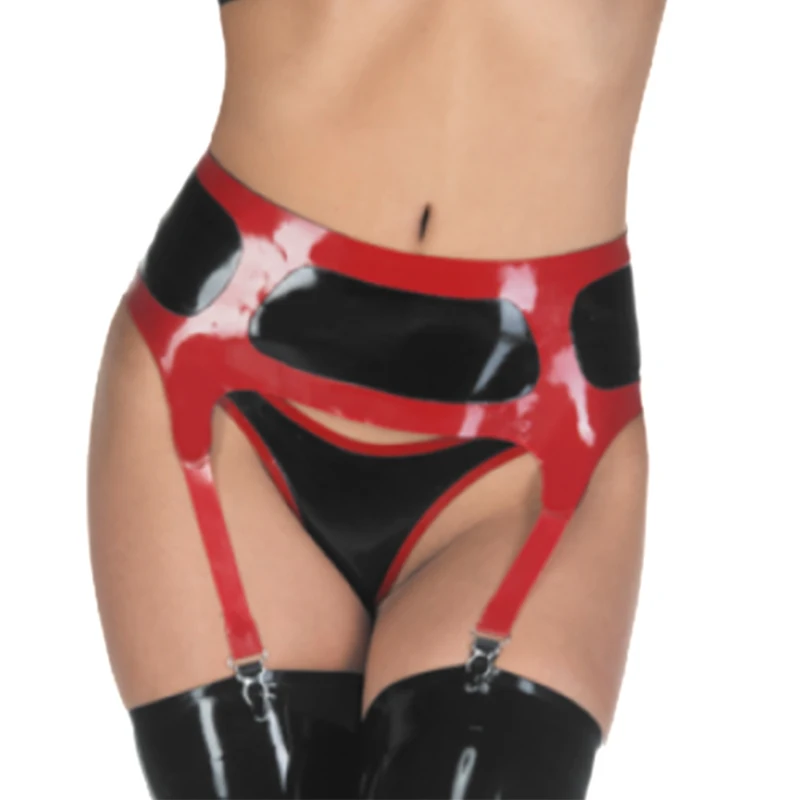 

Latex Garter Gummi Rubber Stocking Suspender Waist Wear Customized 0.4mm ( No Shorts)
