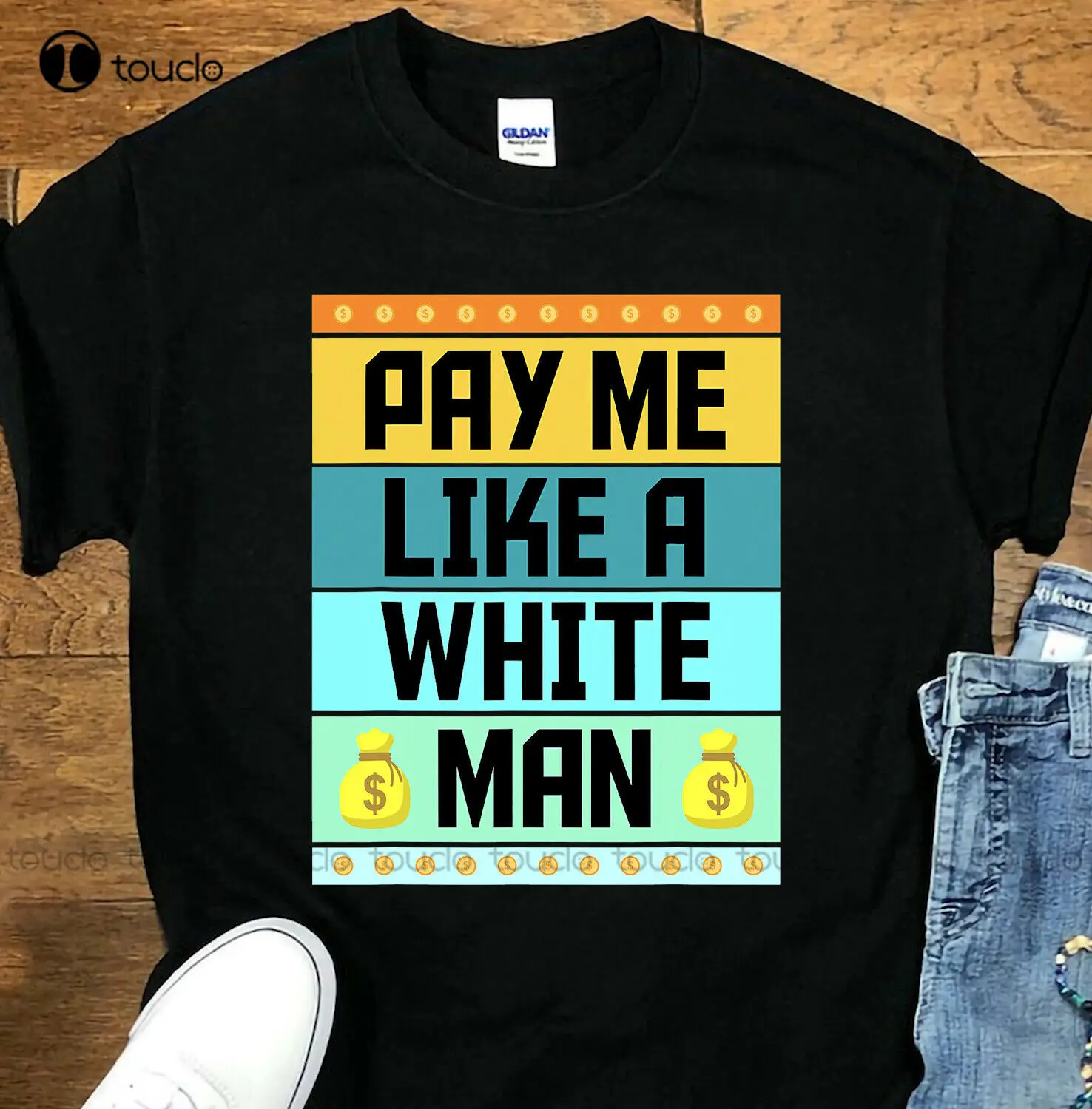 

New Feminism Shirt Pay Me Like A White Man Political Equality T-Shirt Tshirts For Cotton Tee Xs-5Xl Unisex Fashion Funny Tshirt