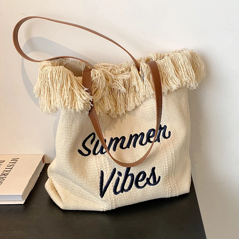 VeryMe Summer Casual Large Capacity Shoulder Bag Fashion Design Female Tote Purses Handbags Luxury Designer Travel Shopping Pack