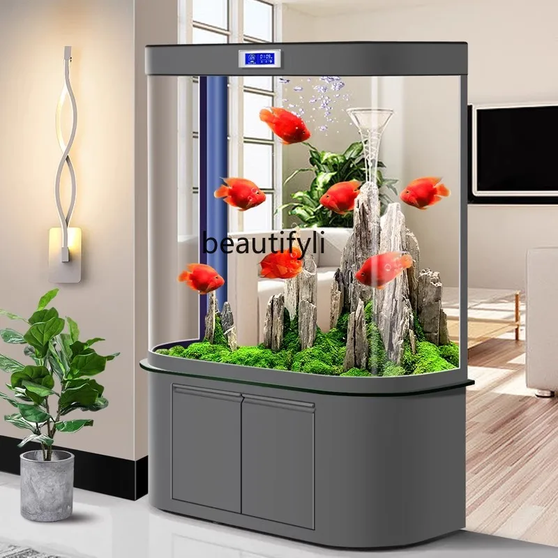 Нижний фильтр для аквариума безводный с автоматической циркуляцией средний и