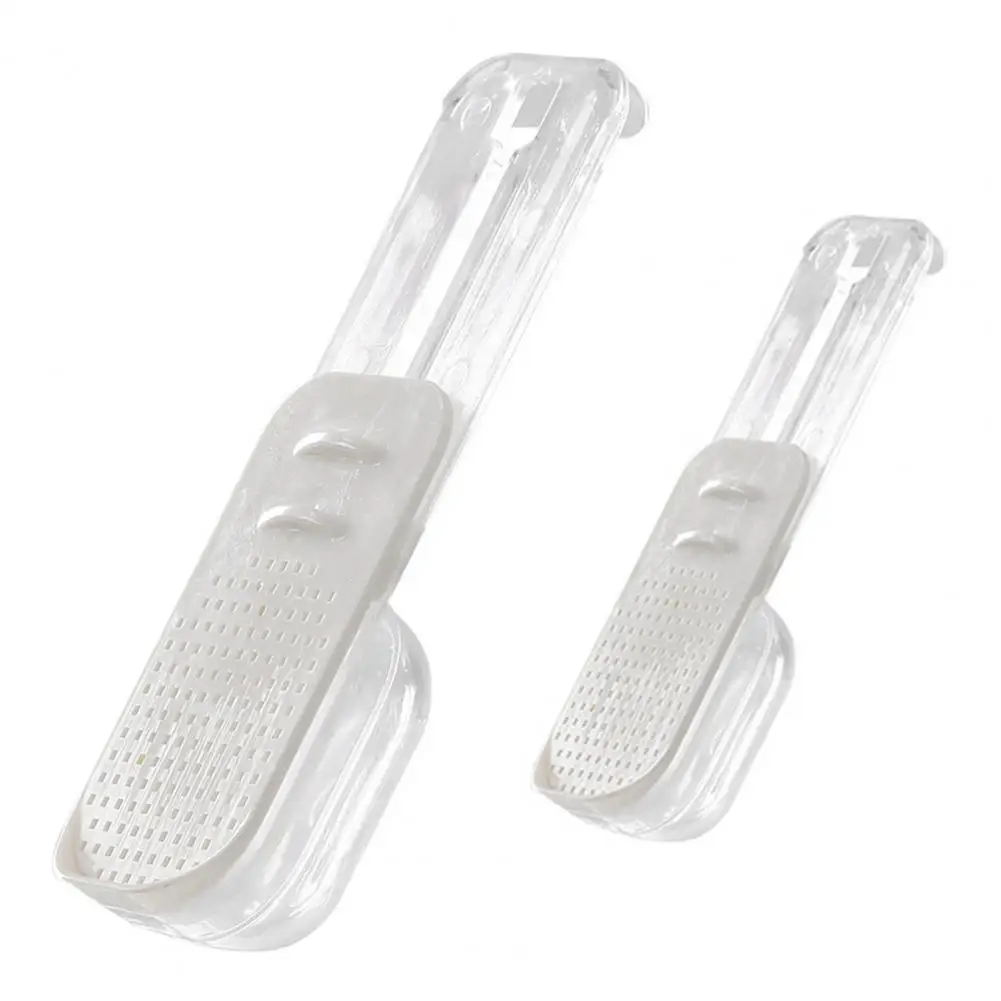 

2 мерные ложки в комплекте шт. Длинная ручка Регулируемый ABS удобный захват утолщенный мерный ковш для ресторана