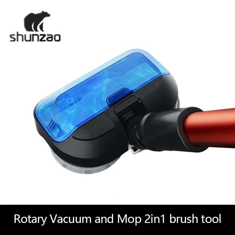 

Принадлежности для пылесоса Shunzao Z11 Max/Z15 Pro, насадка для швабры, вращающаяся щетка для пылесоса и швабры 2 в 1