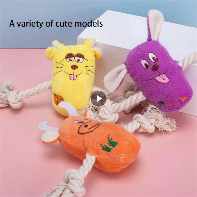 

Интерактивные игрушки для питомцев милые жевательные игрушки для собак, изысканно изготовленные прочные жевательные игрушки для домашних ...