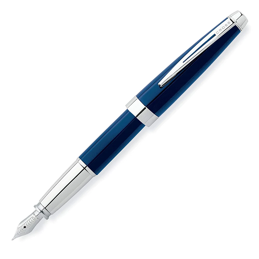 

Aventura Starry Blue Chrome Trim Medium Nib Fountain Pen AT0156-2MS