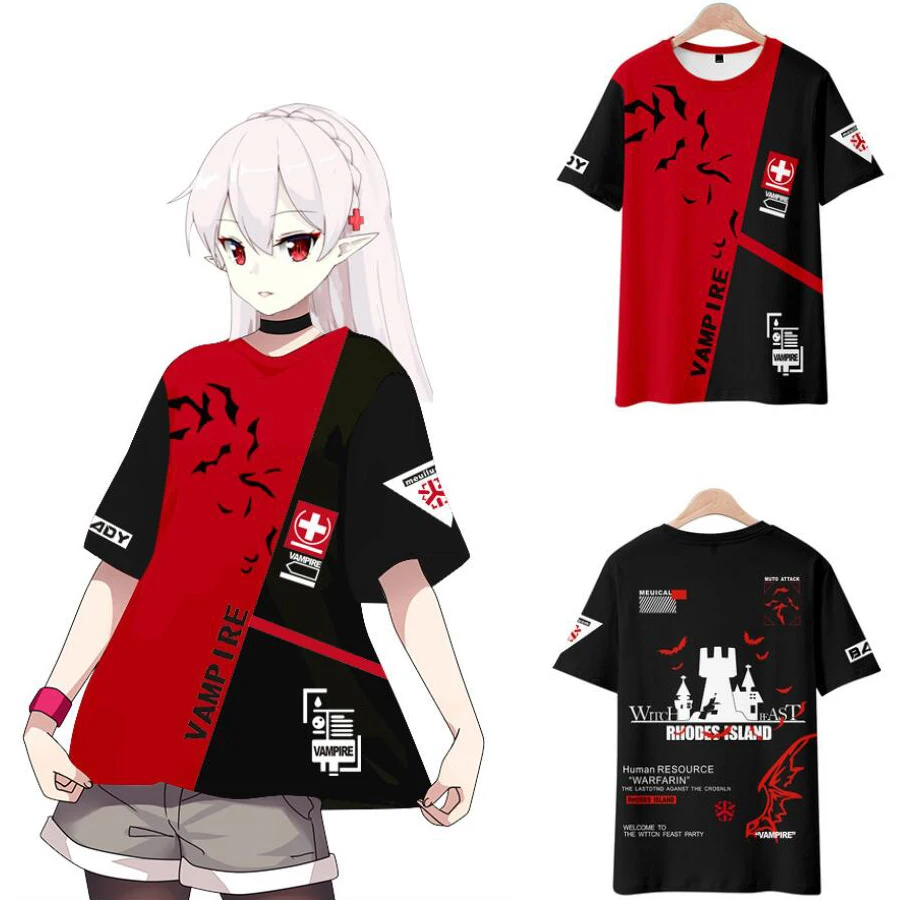 

Футболка женская/мужская оверсайз с 3D-принтом игры «Рыцари»