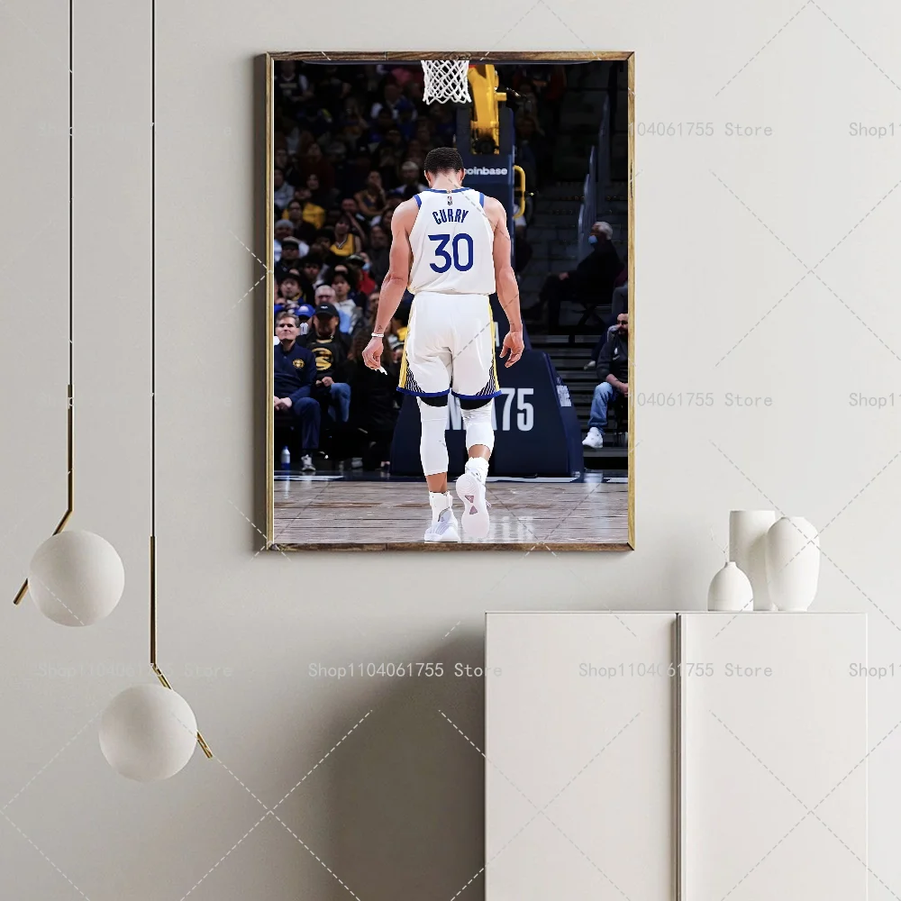 S-Stephen супер звезда C-карри плакат самоклеящаяся искусство детской Кофейни бара