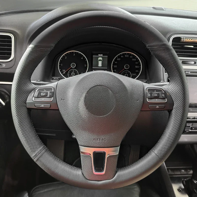 Мягкий перфорированный кожаный чехол для VW Golf Plus Tiguan Passat B7 CC Touran EOS