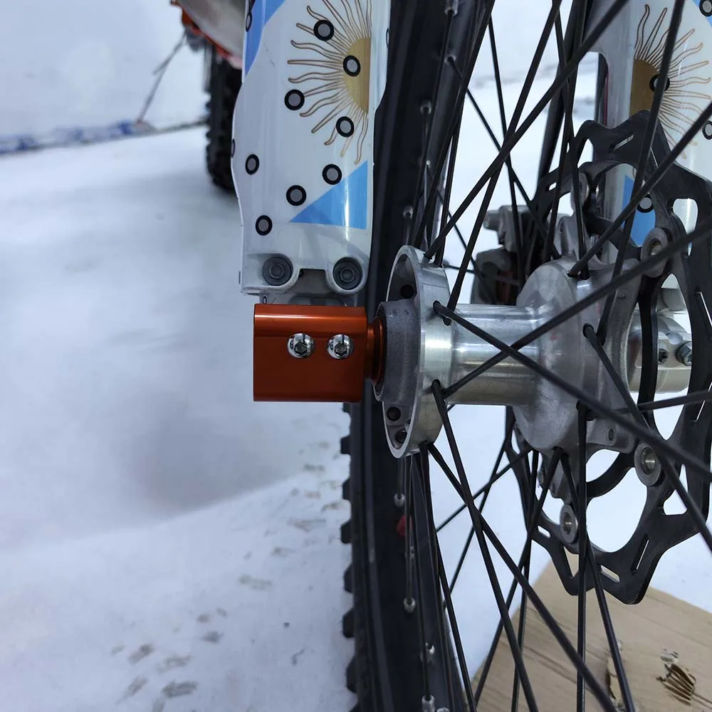 Фото Для KTM EXC 300 EXC-F XCW XC XCF XCF-W SX SXF 125 150 250 350 450 500 Аксессуары Правая передняя вилка Защита наконечника Нижняя защита №4