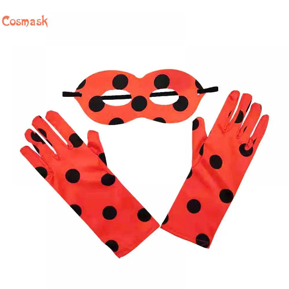 

Женские перчатки в виде жука для девочек, Детский костюм мультяшного персонажа, Карнавальная детская аниме маска-перчатка на Хэллоуин