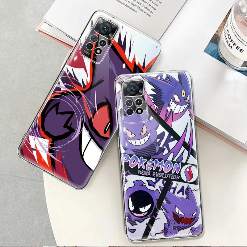 

Pokemon Gengar Anime Cartoon Japan Shell Coque Case For Xiaomi Redmi Note 7 8 9 10 11 12 4G 5G Pro 9S NOTE11 10Pro 10S 11T 8T