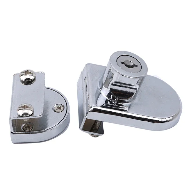 

Витрина для замки для витрины, стеклянная, из цинкового сплава, одинарная/двойная, без сверления, простая установка, для дома