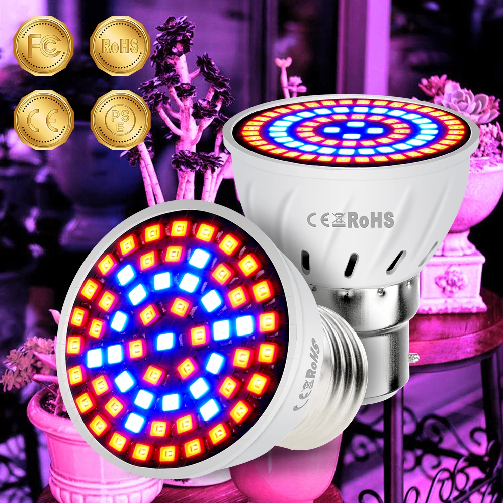 

Full Spectrum LED E27 Plant Grow Light 220V LED 3W Phyto Lamp Led 6W 15W 20W Fitolampy for Indoor Grow Tent Box 85V-265V