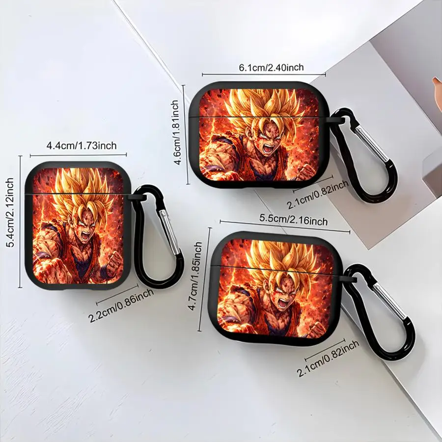 Фото Чехлы для наушников AirPods Pro3, Pro2, 4, 3, 1, 2 с мультяшным дизайном D-ragonS B-allS №2