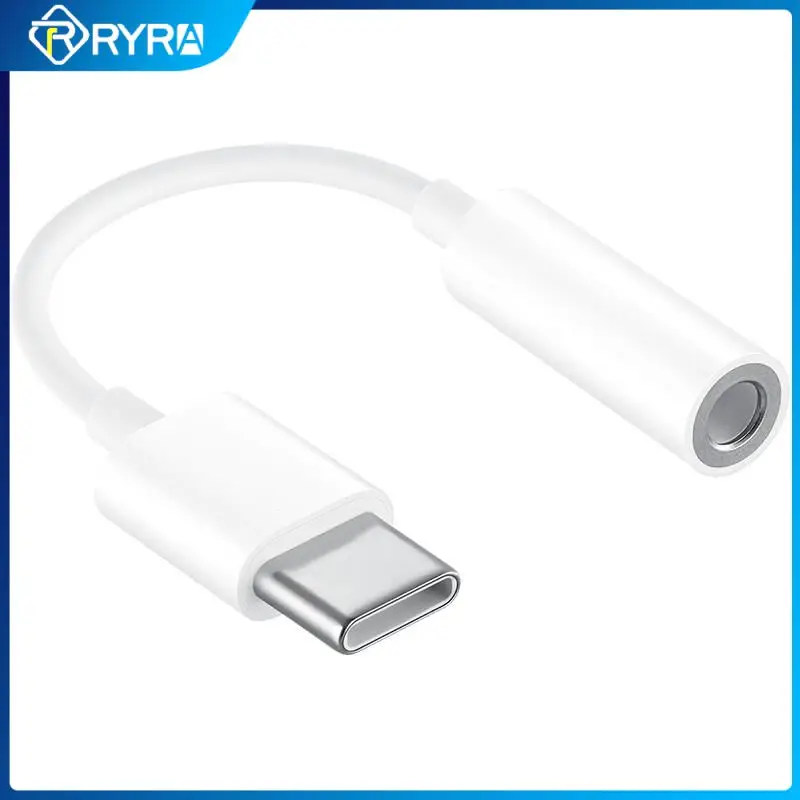 

RYRA Usb 3.1 Type C 3.5 Earphone Audio Cable Headset AdapterS Headphone Converter Cable Type-C To 3.5mm For IPhone XIAOMI