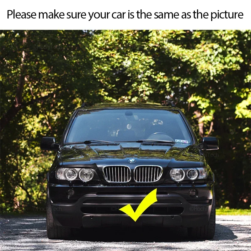 Автомобильный глянцевый черный решетка переднего бампера для BMW X5 E53 Pre-LCI 1999 2000 2001