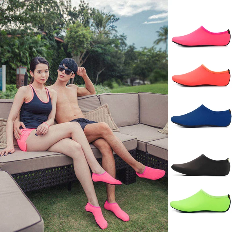 

Unisex Water Shoes Swimming Diving Socks Summer Aqua Beach Sandal Flat Shoe Seaside Non-Slip Sneaker Socks Slipper for Men Women