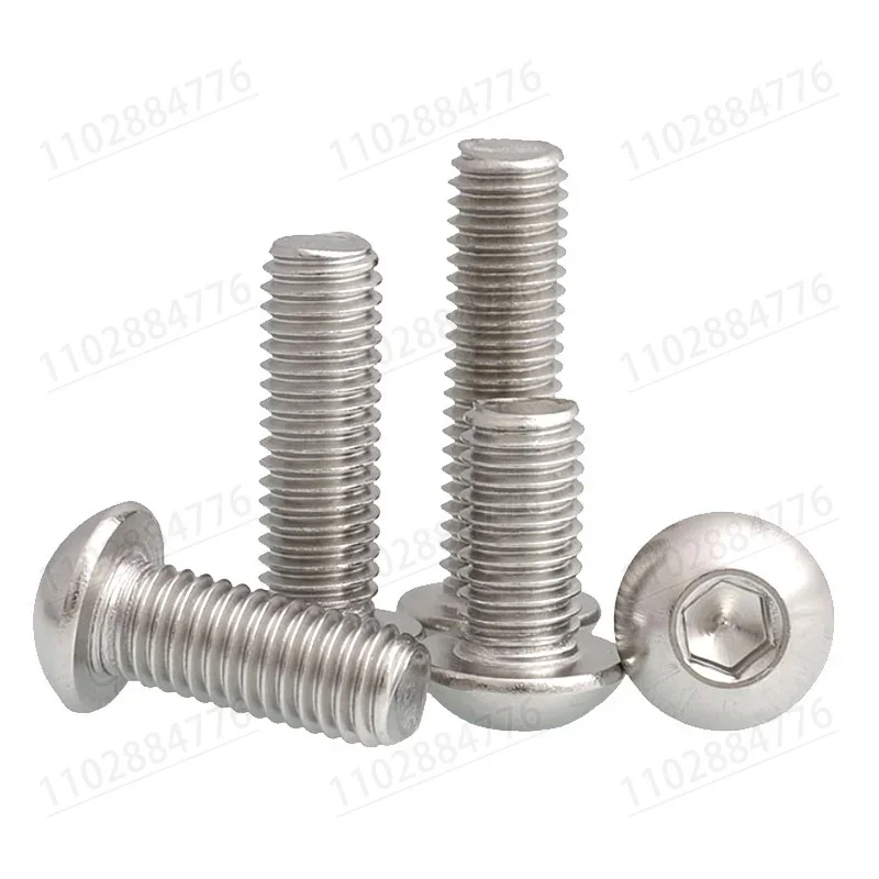 304 GB7380 A2-70 Болты с шестигранной головкой из нержавеющей стали ISO7380 Сырная головка L