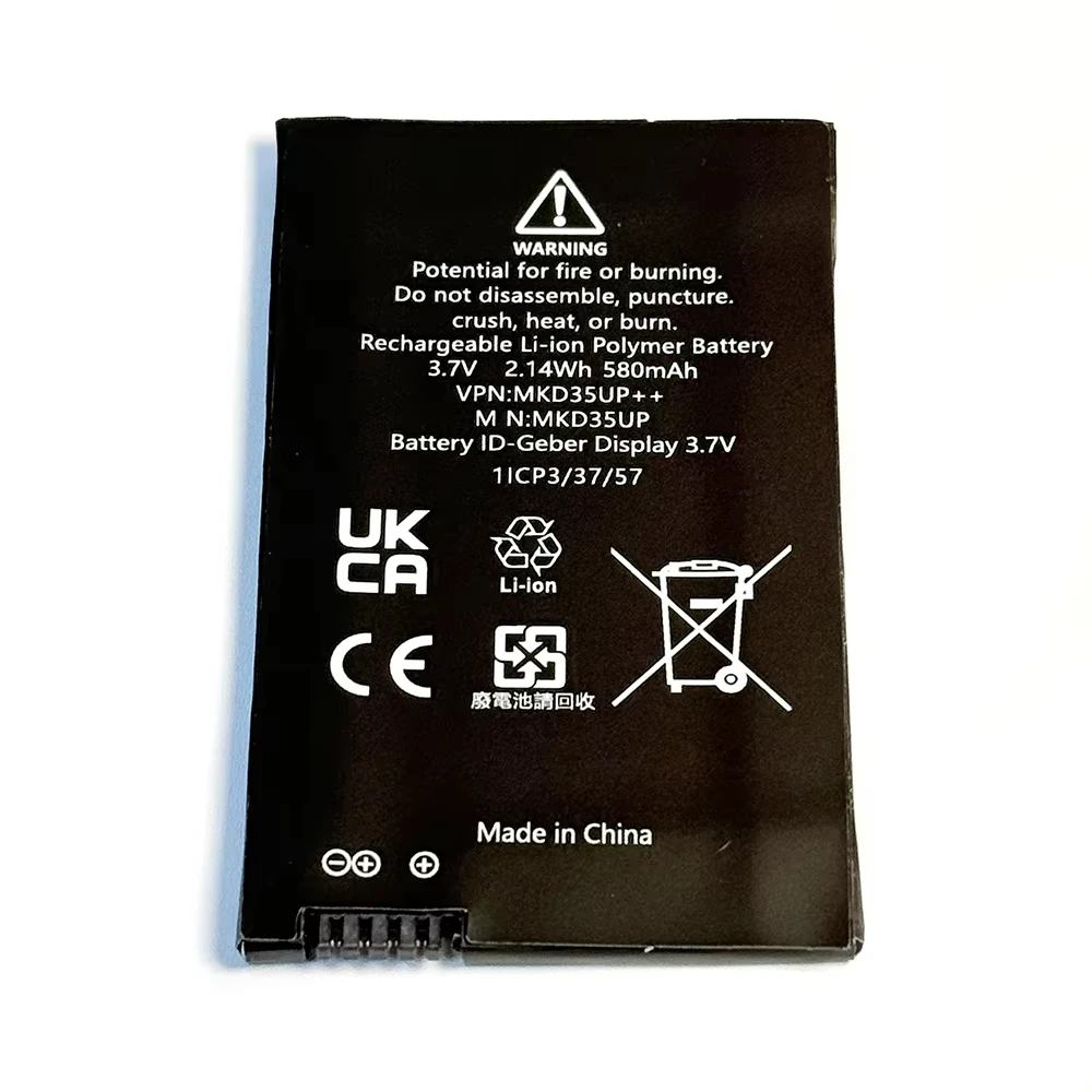 Фото Аккумулятор 7XINbox MKD35UP 3.7V 2.14Wh 580mAh для BMW 5, 6, 7 серии, GT, X3, X5, X6, 730, 740, 745, 530L, MKD35UP Series, i8, ЖК-пульт дистанционного управления №2