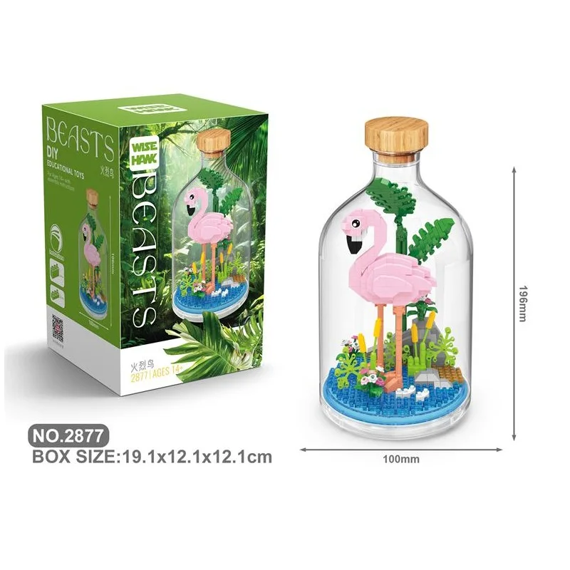 Сборные мини-блоки магнитный медведь насекомые кирпичи декомпрессионные