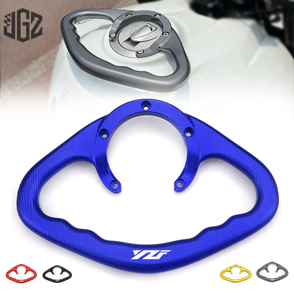 

Motorcycle CNC Aluminum Front Tank Grab Bar Handles Passenger Safe Handrails For Yamaha YZF R1 R3 R15 V3 R25 R125 R6 Accessories