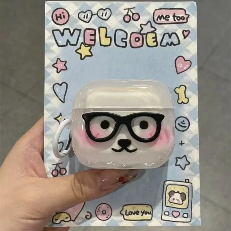 Фото Защитный чехол для наушников Anime Chiikawa Haniwa Bluetooth для AirPods Pro 2, AirPods 4, New 5, беспроводной, с защитой от потери, мягкий, милый, кавайный №5
