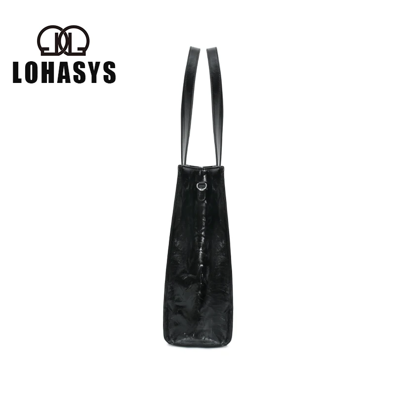 Designer Luxury Handbag Large-Capacity Tote Handbag Brand Trend Shoulder Handbag 2023 New LOHASYS Genuine Tote Handbag