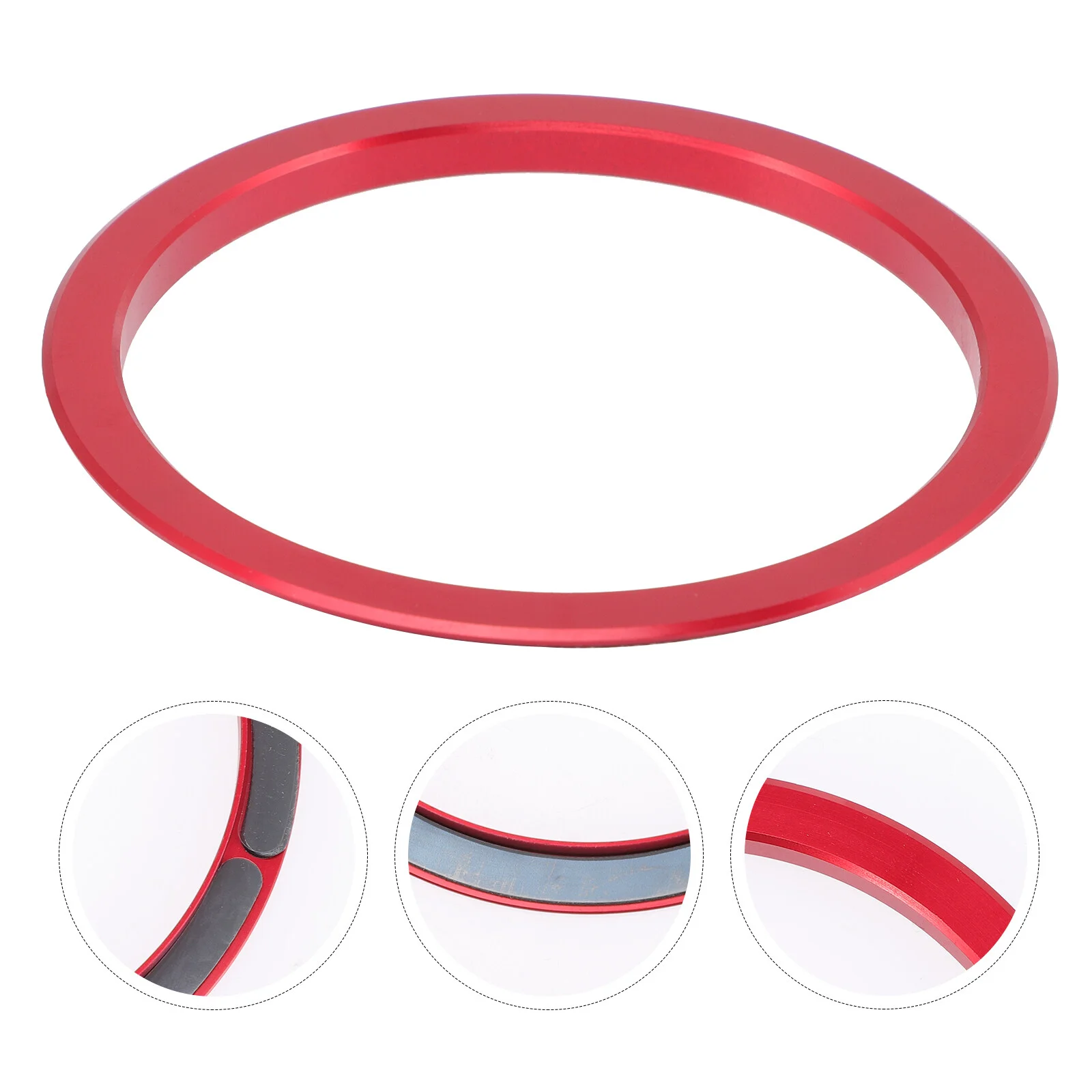 

4 Pcs Car Decorative Ring Accessories Interior Decorations Women Air Outlet Red Para Mujer Vent Piece Set