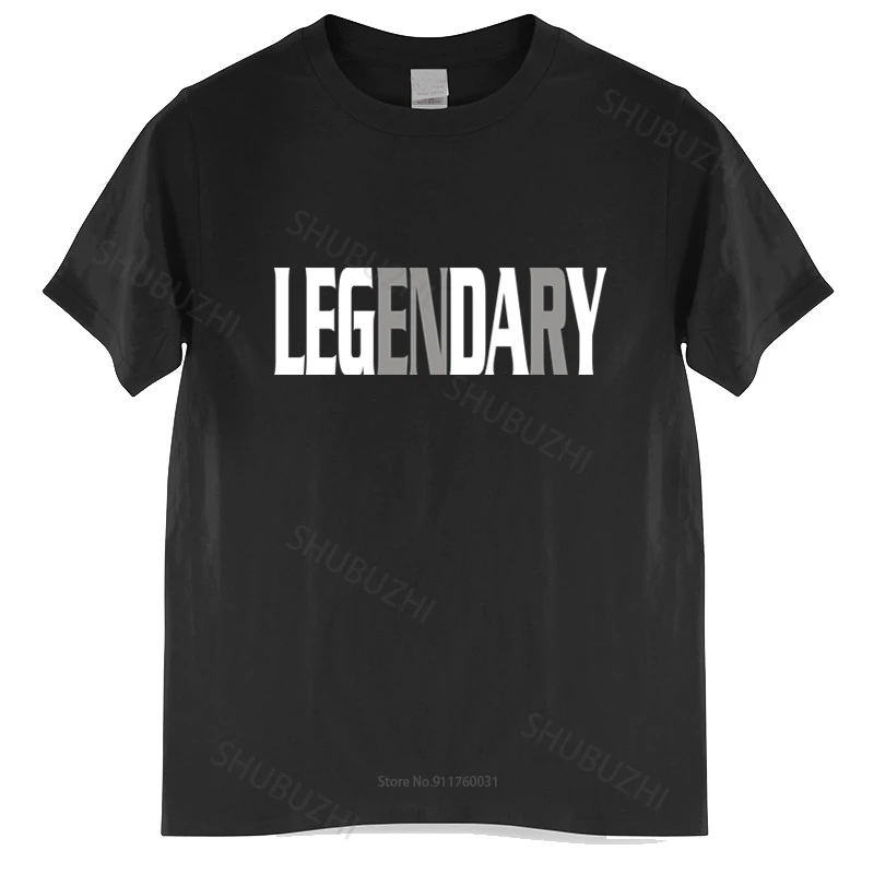 

Mens summer cotton tshirt loose tops Legendary Leg Day Funny Workout Weight Lifting Men'S Tee Shirt Men women unisex tee-shirt