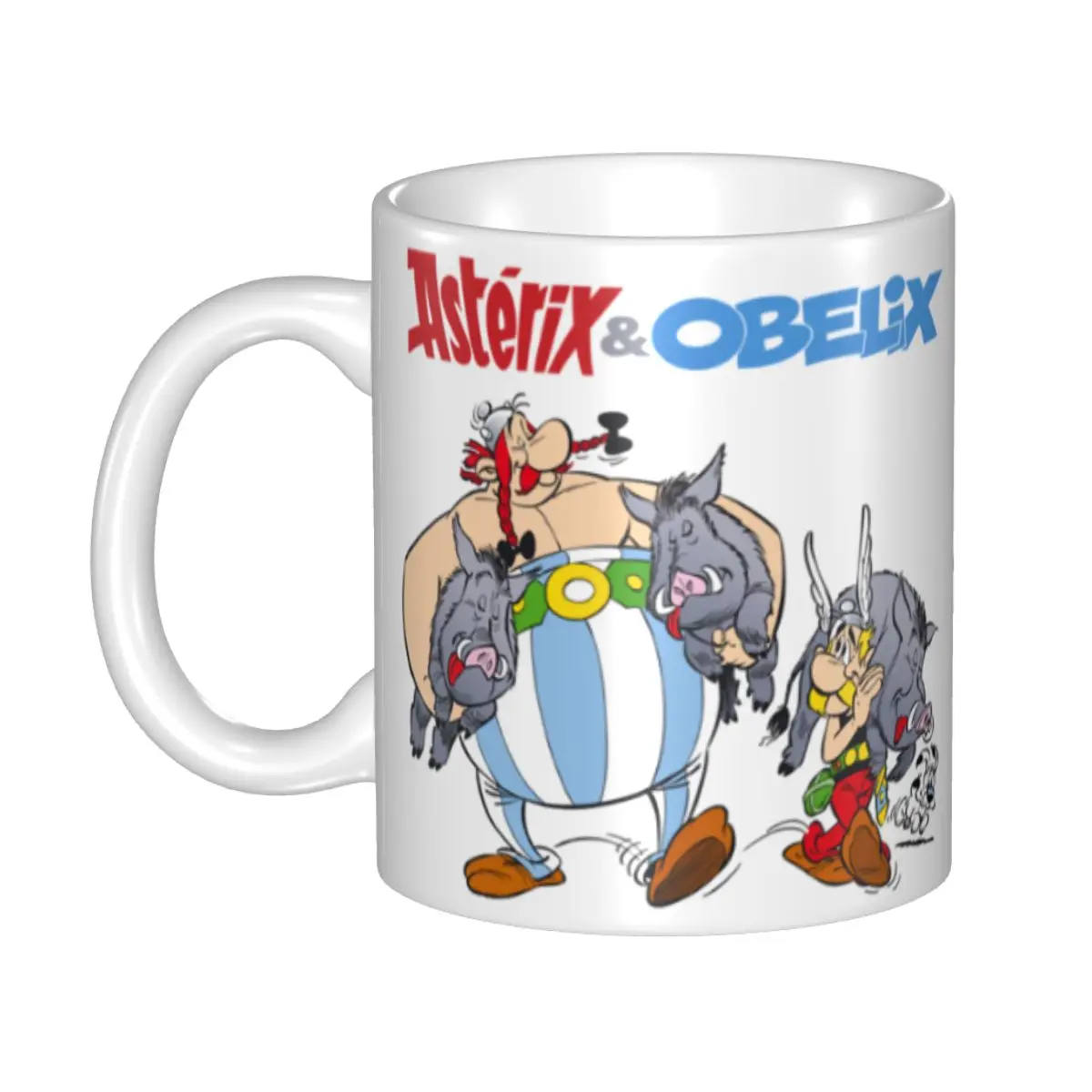 Модные Аниме кружки Asterix и Obelix персонализированные мультфильм Getafix керамическая