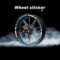 for suzuki hayabusa gsx1300r 1300r motorcycle reflective decals wheels moto rim stickers decoration protection rim sticker
