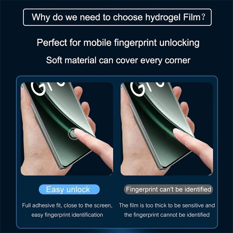 Изогнутая мягкая Гидрогелевая пленка 30000D для Xiaomi 14 T Pro защитная экрана не стекло